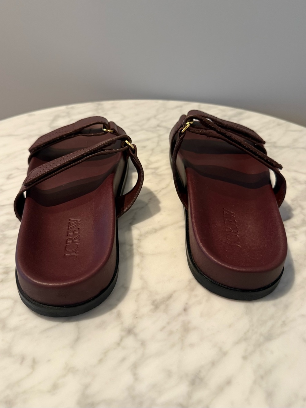 NWOT New Colbie wide-strap sandals in suede and leather Size 9 - Picture 5 of 10